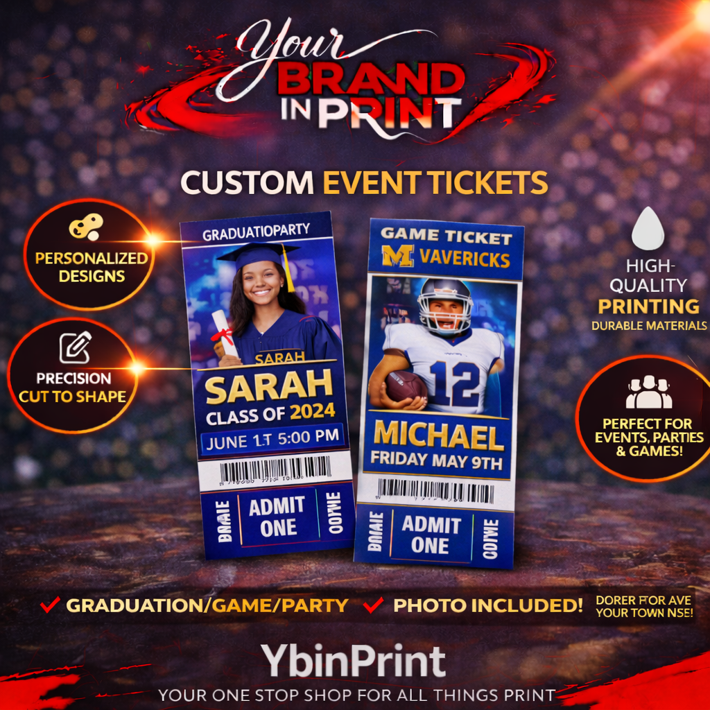 Event Tickets(full color print)