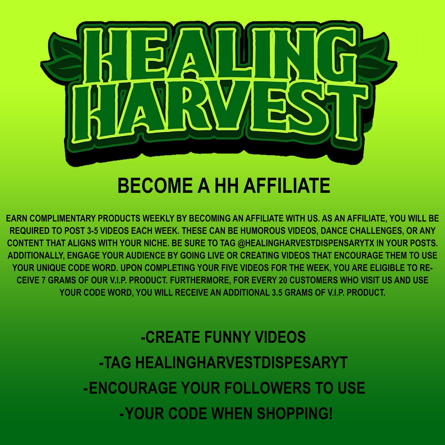 Become A HH Affiliate