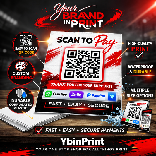 QR Code (Scan & Pay Sign)