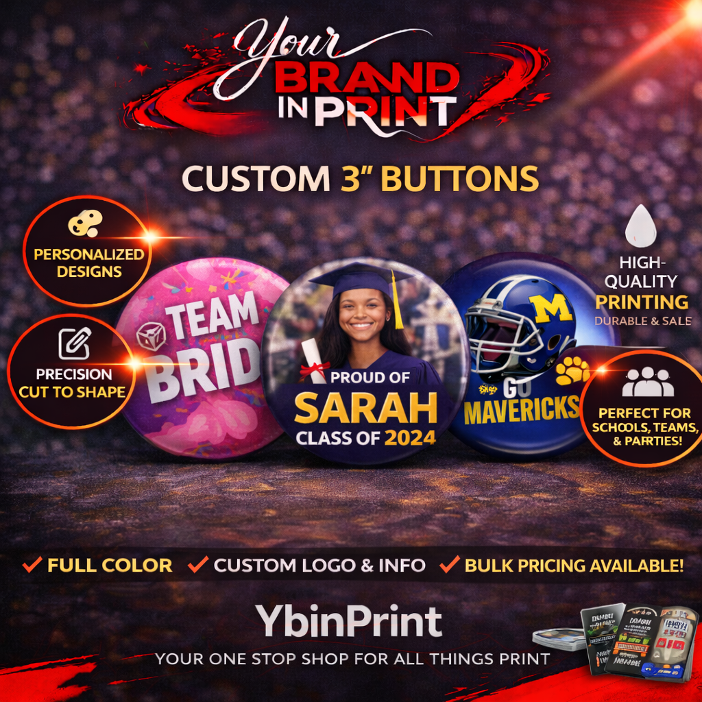 3 inch Buttons
